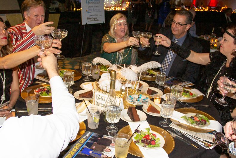 Annual Dinner Champaign Toast