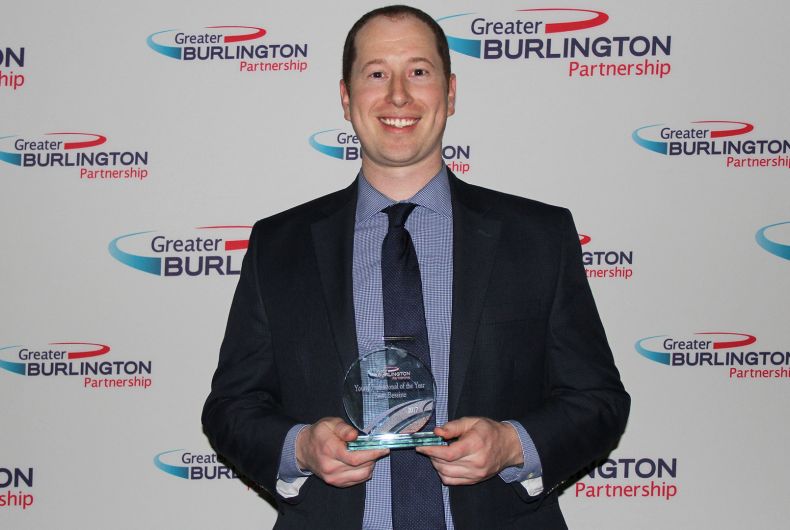 Annual Dinner YP of the Year Brett Bessine