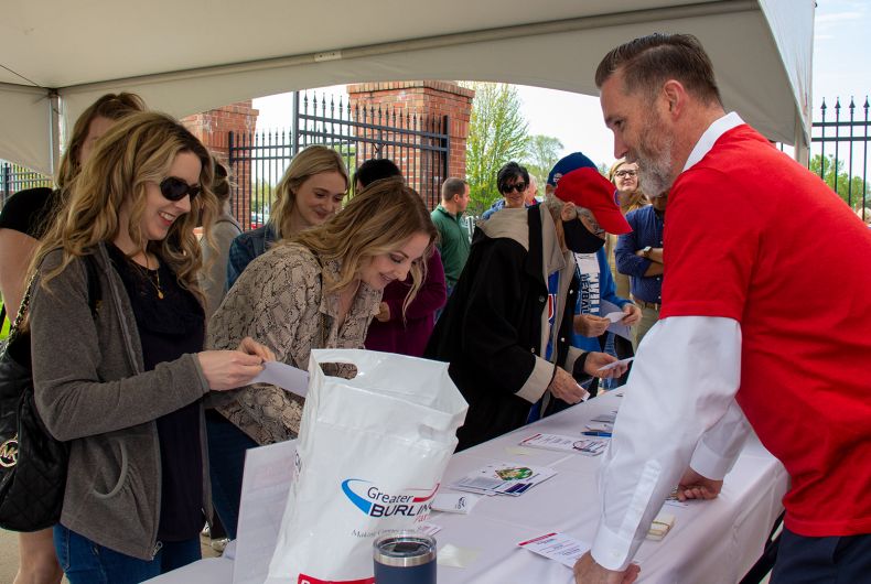 Small Business Breakfast Booth Entrance