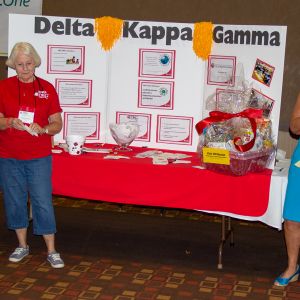 thumbnail image of A booth at the teacher's appreciation