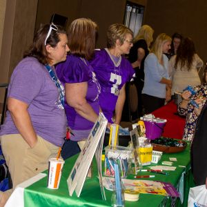 thumbnail image of A booth at the teacher's appreciation