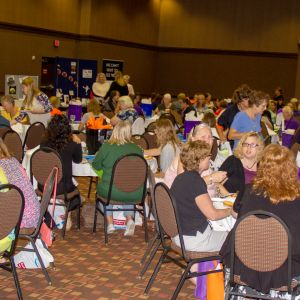 thumbnail image of The teacher's appreciation in a conference hall